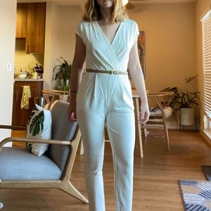 Beautiful White Jumpsuit Romper Formal